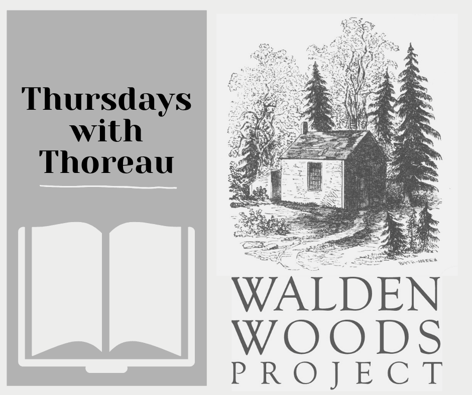 Thursdays with Thoreau image with WWP logo